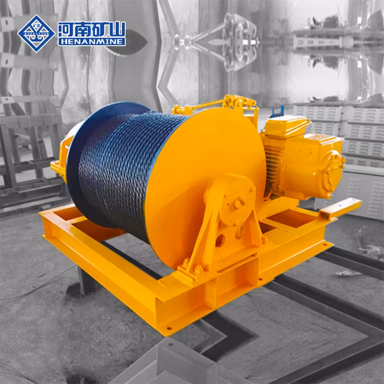 Henan Mine 5 Ton Hydraulic Winch with CE ISO Certification