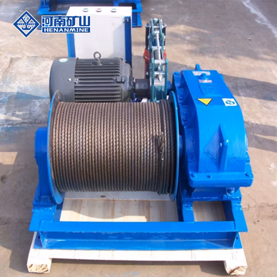Henan Mine 5 Ton Hydraulic Winch with CE ISO Certification
