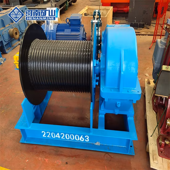 Treuil hydraulique de 5 tonnes de la mine Henan avec certification ISO CE