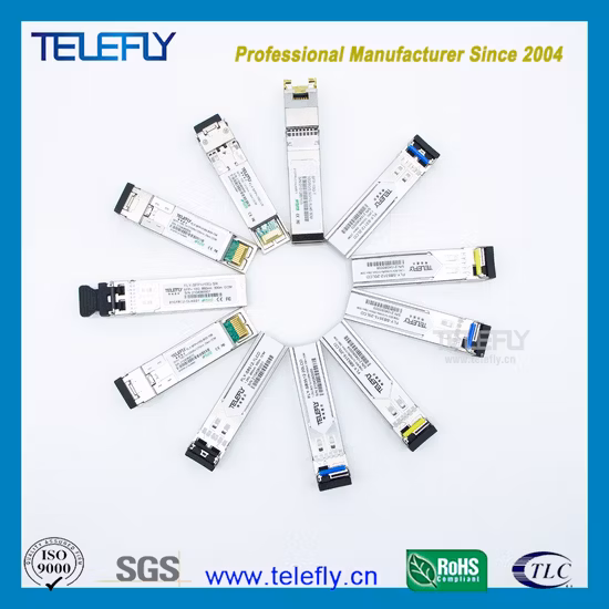 Module de fibre optique prix d'usine DWDM CWDM 10g SFP+ émetteur-récepteur